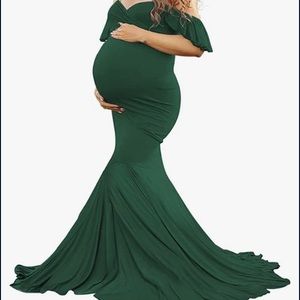 Gown maternity dress SIZE : SMALL